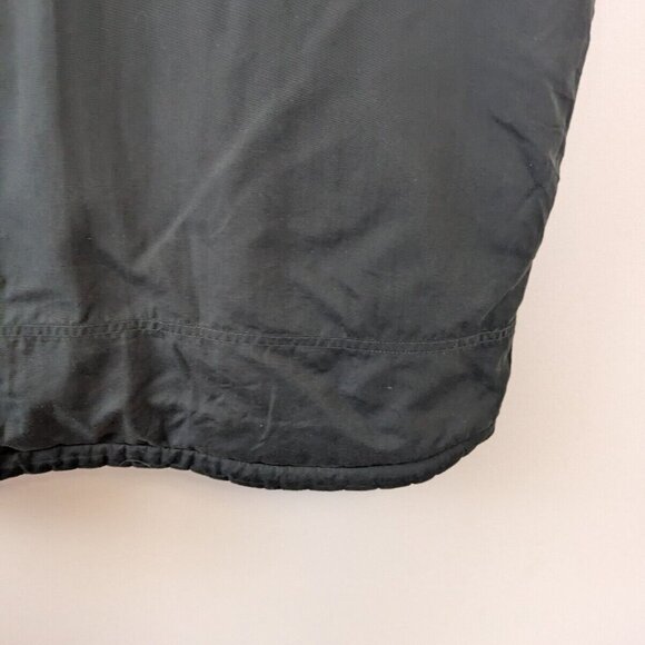 Vintage Abercrombie & Fitch Vest Mens L Green Nylon Fleece Lined Y2K - Picture 12 of 12